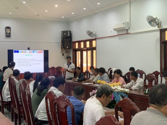 Trung tâm kiểm nghiệm và chứng nhận chất lượng TQC (Thuộc Liên hiệp các Hội Khoa học và Kỹ thuật Việt Nam) tổ chức đào tạo cho các thành viên của 3 hợp tác xã