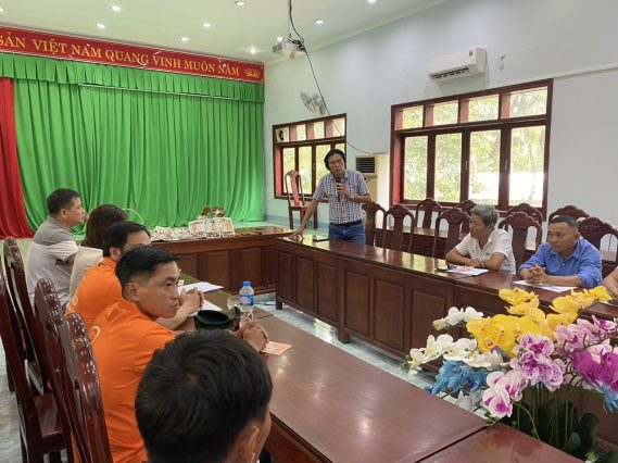 Ông Phạm Xuân Thịnh (Giám đốc Vườn Quốc Gia Cát Tiên kiêm Giám đốc VFBC tỉnh Đồng Nai) phát biểu chỉ đạo hội nghị